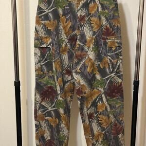 Vintage baggy forest camo cargo pants Outdoor Gorpcore